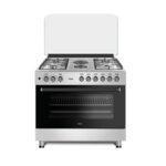 MIKA 90x60cm Dual Fuel Standing Cooker Air Fry Oven MST9042WEF10HI By Mika
