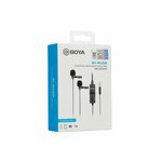 BOYA BY-M1DM Dual Omni-directional Lavalier Microphone By BOYA