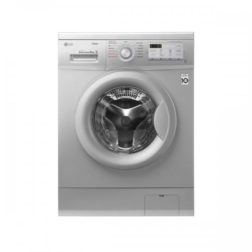 LG FH2G7QDY5 Front Load Washing Machine, 7KG - Silver