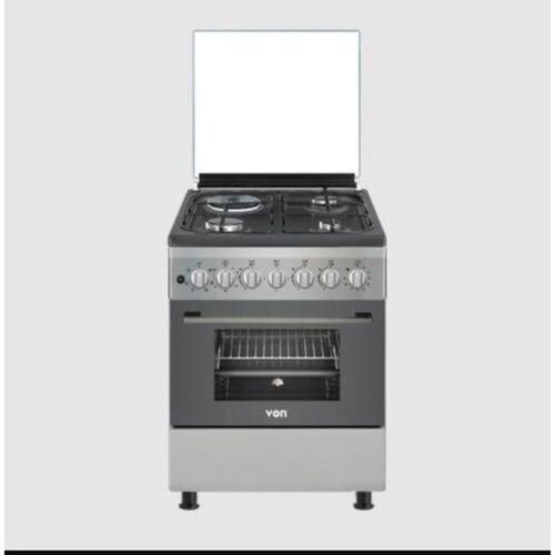 Von Cooker 3 Gas + 1 Electric - VCF553161FFD, Dove Grey By Von
