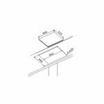 Newmatic PM941VSTGB Built In Cooker Hob By Newmatic