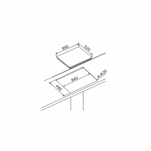Newmatic PM941VSTGB Built In Cooker Hob