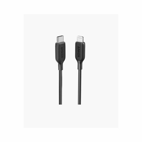 Anker PowerLine III USB-C To Lightning Cable (0.9m/3ft) – Black - A8832H11 - By Anker