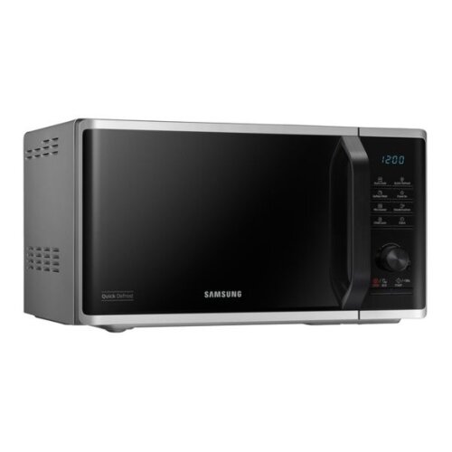 SAMSUNG 23L Solo Microwave - Freestanding, Ceramic Enamel, LED Display, Model MS23K3515AS