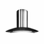Newmatic H97.9S Island Chimney Hood - Powerful 90cm Extraction By Newmatic