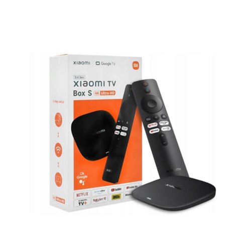 Xiaomi TV Box S, 3rd Gen, 4K Streaming Device With Google TV™ And Dolby Vision By Xiaomi