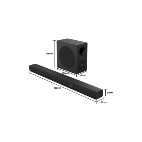 Hisense 3.1.2 Ch 360 Watts Soundbar With Wireless Subwoofer AX3120G