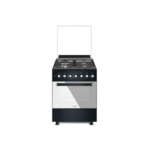 Brand New MIKA MST6131WE10PB / MST6131WE10HI Standing Cooker: 60cm X 60cm, 3 Gas Pool Jet Burners + 1 RAPID Hot Plate By Mika