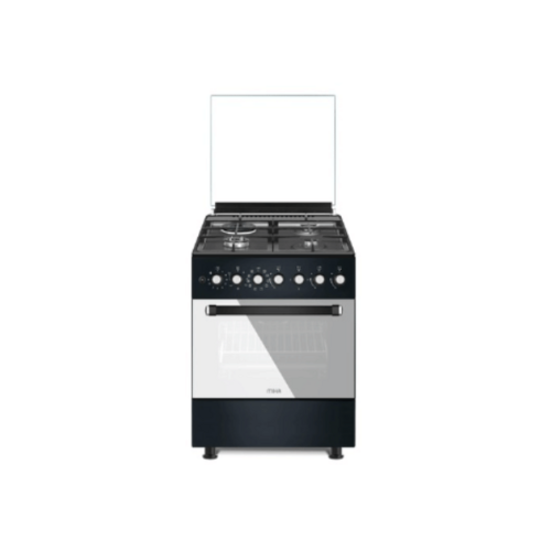 Brand New MIKA MST6131WE10PB / MST6131WE10HI Standing Cooker: 60cm X 60cm, 3 Gas Pool Jet Burners + 1 RAPID Hot Plate By Mika