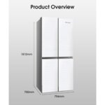 Hisense 4-Door Fridge 470L REF470DR By Hisense