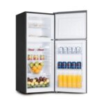 Von VRT-176DRHX Top Mount Fridge, 175L - Inox By Other