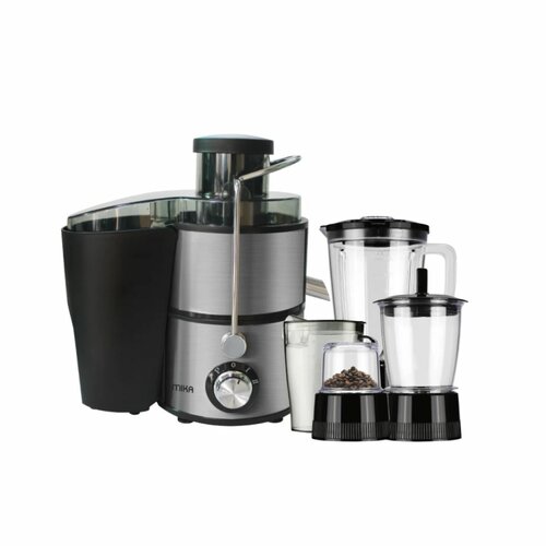 MIKA Juicer, 4 In 1, 600W, Stainless Steel MJR412X By Mika