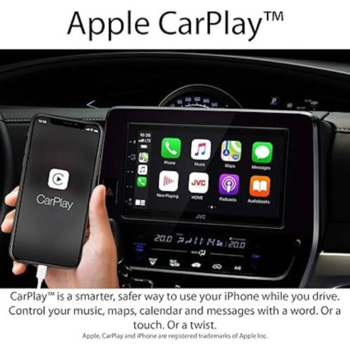 JVC KW-M560BT – 6.8 Inch Touchscreen, Bluetooth, Android Auto & Apple CarPlay