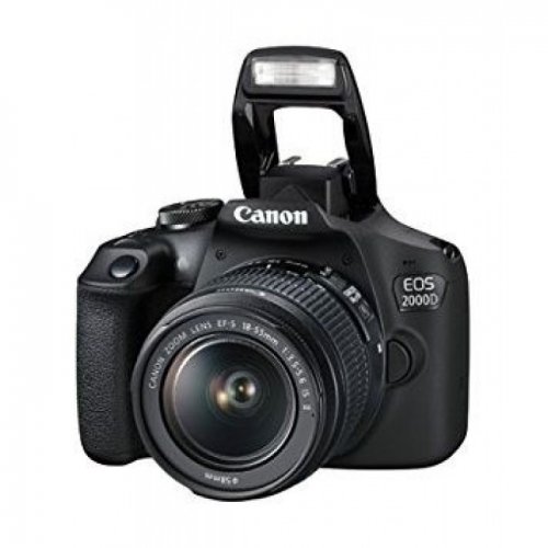 Canon EOS 2000D Rebel T7 24.1MP DSLR Wi-Fi Camera 18-55mm Lens IS II