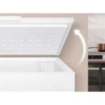 Von VAFC37DHG Chest Freezer - 371L, Grey By Other