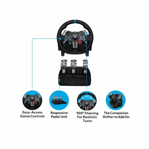 Logitech G29 Driving Force Racing Wheel -PS5/PS4/PC