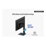 Samsung 27" ViewFinity S6 QHD Monitor, USB-C 90W Charging, IPS Display, Height Adjustable Stand – S60UD By Samsung