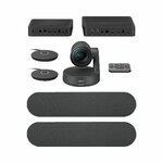 Logitech Rally Plus UHD 4K Conference Camera System With Dual-Speakers And Mic Pods Set By Logitech