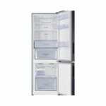 Samsung DOUBLE DOOR Bottom Mount Freezer- Black 284L(RB37N4160B1) By Samsung