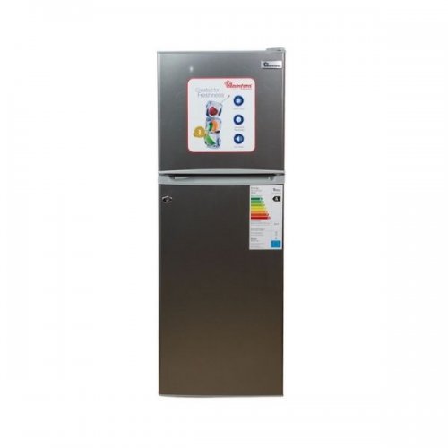 Ramtons 128 LITERS 2 DOOR DIRECT COOL FRIDGE, TITAN STEEL- RF/177 By Ramtons