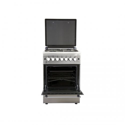 MIKA Standing Cooker, 60cm X 60cm, 3 + 1, Electric Oven, Half Inox MST6131HI/TR4