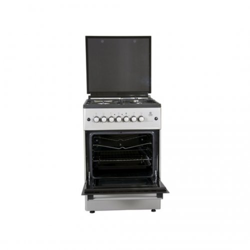 MIKA Standing Cooker, 58cm X 58cm, 3 + 1, Electric Oven, Silver  MST60PU31SL/SD