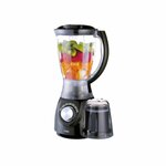 MIKA Blender, 1.5L, 2 In 1, With Grinder, Black MBLR202/BL By Mika