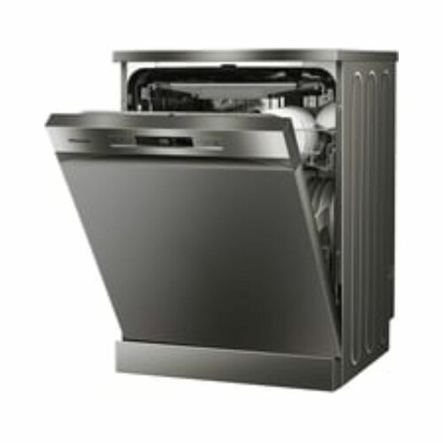 Hisense Dishwasher Free Standing 13 Place Setting With 8 Programs Silver – HS622E90G