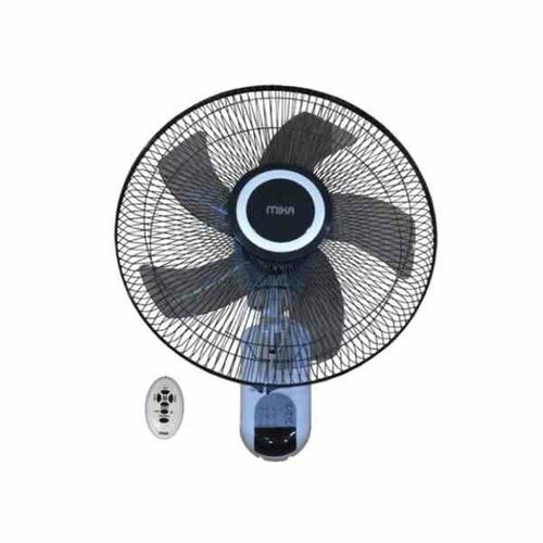 Mika 16 Inch Wall Fan - Durable - White & Black MFW163RWB By FANS
