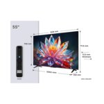 TCL 55 Inch QLED 4K Smart TV 55T6D - Dolby Atmos, Fire TV OS, HDR10 HLG By TCL