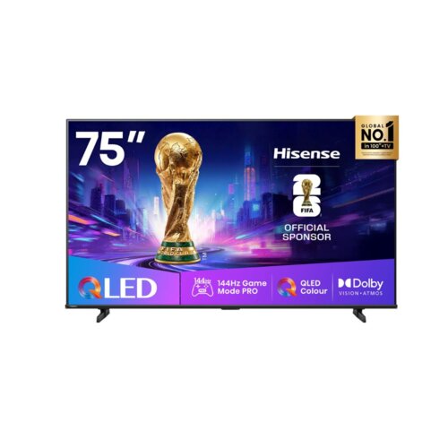Hisense 75 Inch 75Q7Q QLED 4K Smart TV – Quantum Dot, Dolby Vision, 144Hz