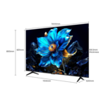 TCL 65 Inch QLED 4K Smart TV With Dolby Atmos & Google TV – 65T6D (2026 Model) By TCL