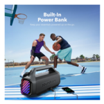 Anker Boom 2 Plus Waterproof Bluetooth Speaker, 140W Power, 24H Playtime, BassUp™ 2.0 – Perfect For Outdoor Adventures By Anker
