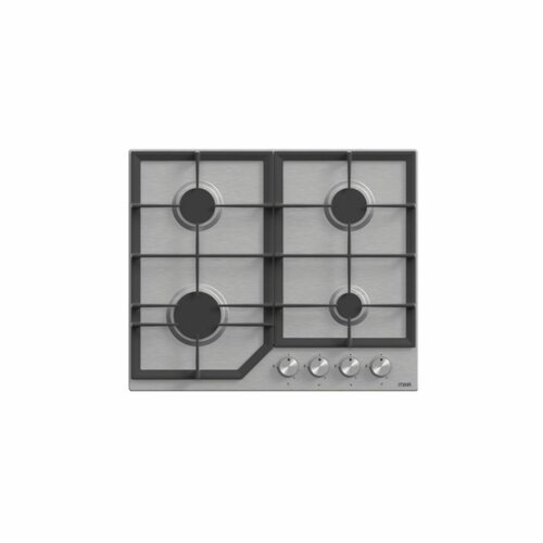 MIKA MGH61402FSX Built-In Gas Hob, 60cm, 4 Gas, S.S