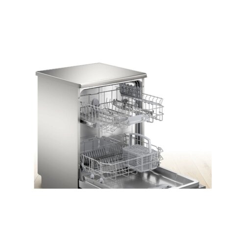 Bosch SMS50D08GC Dishwasher 12PS Free-standing Silver, Efficient Cleaning Solution