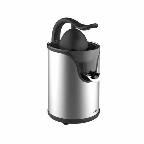 MIKA Citrus Juicer, Plastic Handle Press, 100W, Stainless Steel MJC101X By Mika