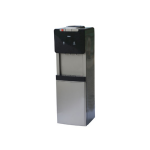 MIKA Water Dispenser With Fridge Compartment, Standing, Hot, Normal & Cold, Compressor Cooling, Silver & Dark Grey  MWD2702/SGR By Mika