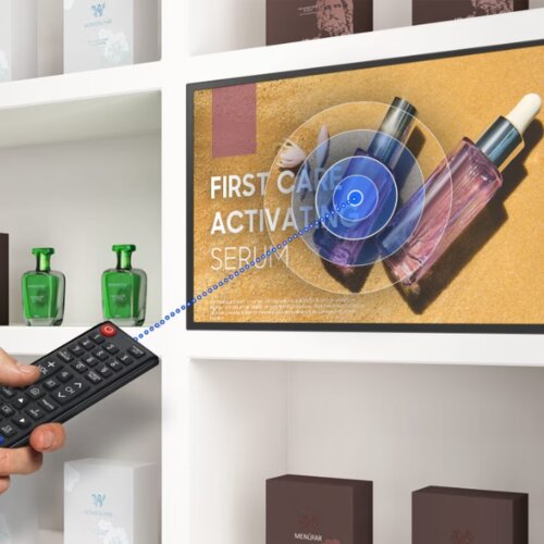 Samsung Crystal UHD 24 Inch Small Signage, QBC Series - Full HD Display, WiFi, Tizen OS (Model LH24QBCEBGCXEN)