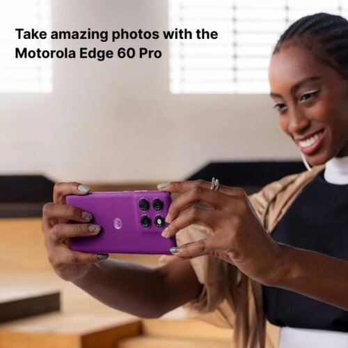 Motorola Edge 60 Pro 6.7 Inch 12GB RAM 512GB Dual SIM, 6000mAh – Model 60 Pro