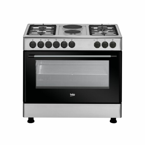 Beko GE12121DX 4 Gas + 2 Electric Cooker By Other