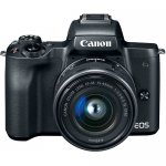 Canon EOS M50 Mirrorless Digital Camera With 15-45mm Lens (Black) By Canon