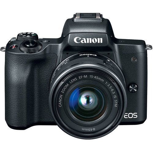 Canon EOS M50 Mirrorless Digital Camera With 15-45mm Lens (Black)