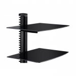 SKILL TECH Double Shelves DVD Stand (SH 02D) By TV Wallmounts