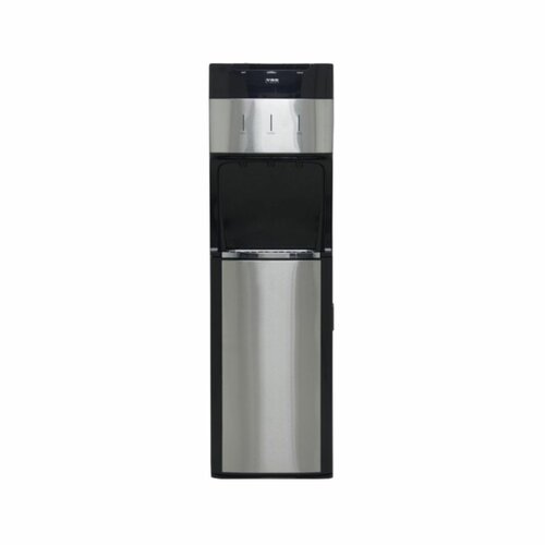 MIKA MWD2801SSB Water Dispenser, Floor Standing Bottom Load, Stainless Steel Black By Mika