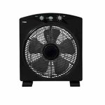 Mika 12 Inch Box Fan, Vista, Black MFB1211BL By FANS