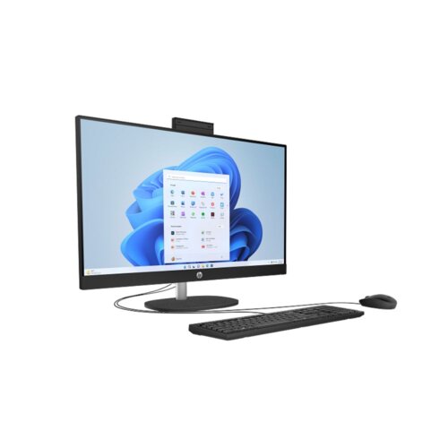 HP 27-CR0057NH All-in-One PC - 27 Inch FHD Display, Intel Core I7, 8GB RAM, 512GB SSD, Silver