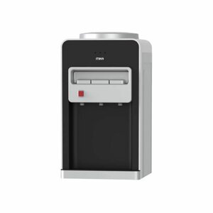MIKA MWD1501SBL Water Dispenser, Table Top, Hot, Normal & Electric Cooling (3 Taps), Silver & Black photo