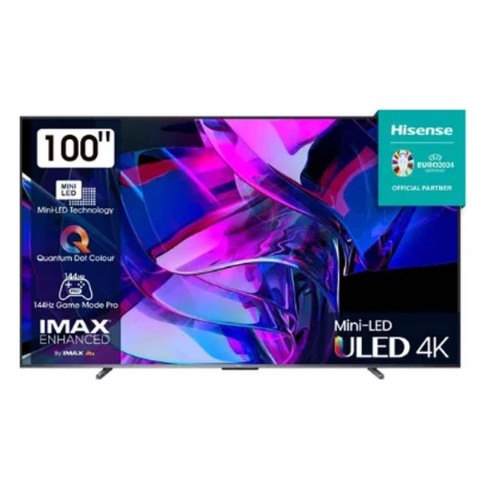 Hisense 100 Inches Smart 4K UHD MINI-LED  100U7KEN - Premium TVs In 2025 By Hisense
