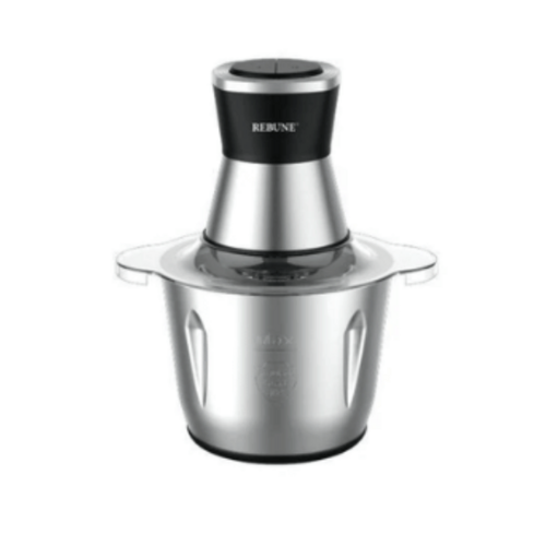 Rebune RE-2-100 Food Processor: 500W, 3.0L Stainless Steel