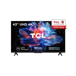 Image for TCL 43V6C 43 Inch Smart 4K Ultra HD, HDR Google TV (2025)